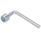 14mm Metric L Shaped Angled Open Hex 6 Point Socket Wrench, Single Ended