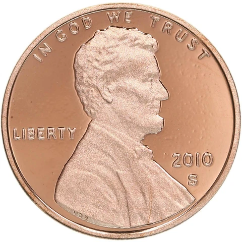 2010 S Lincoln Shield Cent Gem Deep Cameo Proof Penny Cover