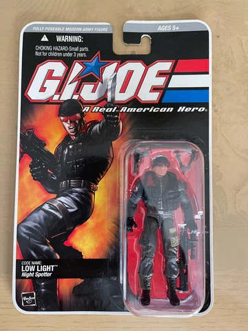 G.I. Joe ARAH Low Light Action Figure 2005 Hasbro New MOC Brand New Looks Great Cover