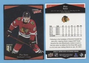 Pius Suter 2020-21 Upper Deck Extended Series ULTIMATE VICTORY Rookie #UV-44 - Picture 1 of 1
