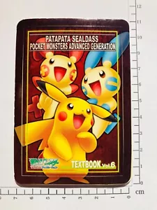 Pokemon A.G Patapata Sealdass Textbook Vol. 6 Very Rare From Japan Bandai F/S - Picture 1 of 6