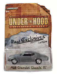 Greenlight Under the Hood 1968 Chevy Chevelle SS 1/64 Scale Limited Edition RAW - Picture 1 of 2