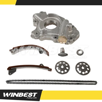 Timing Chain Kit Oil Pump for 1998-1999 Chevrolet Prizm Toyota Corolla 1.8L L4 - Image 1 of 4