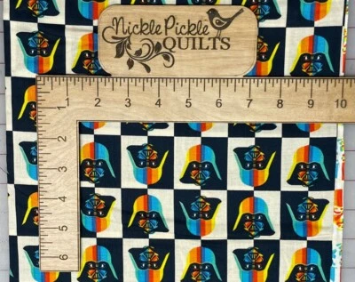 Star Wars Rainbow Darth Vader Technicolor Storm Trooper POR MEDIA YARDA 100 % algodón Foto 1 de 2