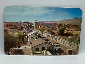 Postcard International Bridge Birdseye view towards Juarez MX Texas H259 - Picture 1 of 2
