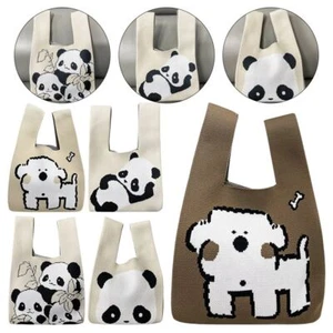 Panda Handbag Bear Dog Tote Bags Cute Lunch Bags Students - Picture 1 of 12