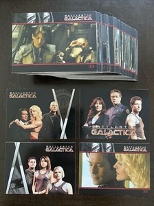 2006 RIttenhouse BATTLESTAR GALACTICA SEASON 1 COMPLETE BASE CARD SET (81) TV