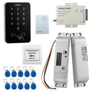 RFID Lesegerät Tastatur Türriegel Schloss System Zugang Eingang Ausgang Kontrolle 12V 3A Strom - Bild 1 von 13