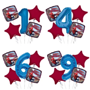 Spiderman 1-9 Globo de Cumpleaños 5 piezas Niños Fiesta de Cumpleaños - Imagen 1 de 10