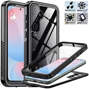 For Galaxy S24 FE Waterproof Case S24 Ultra Shockproof Heavy Duty Rugged Cover - Picture 1 of 10