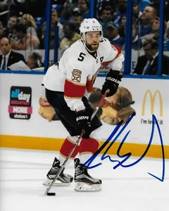 Foto firmada por Aaron Eklad de los Florida Panthers 8x10 certificado de autenticidad - Imagen 1 de 1