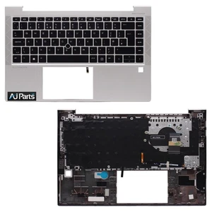 For HP Elitebook 840 G7 G8 Silver Palmrest + UK Keyboard M36312-031 No Touchpad - Afbeelding 1 van 4