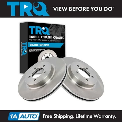 TRQ Front Brake Rotors Set For 2003-2005 Lincoln Aviator Foto 1 de 4