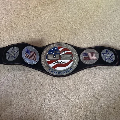 Cinturón Campeonato Spinner Estados Unidos - Cuero Real, Talla Adulto Foto 1 de 4