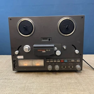VINTAGE TASCAM 22-2 REEL TO REEL 2 TRACK TAPE RECORDER PLAYER - WORKING - Picture 1 of 12