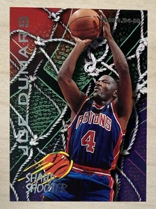 JOE DUMARS - 1994-95 Fleer SHARPSHOOTERS #2 - DETROIT PISTONS - Picture 1 of 2