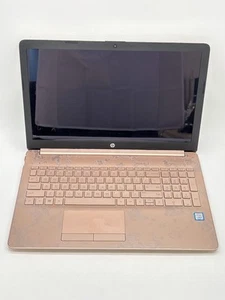 HP 15-Da00010cy Intel Core i3 8GB RAM 256GB SSD 13" Bad LCD Gold - Picture 1 of 7
