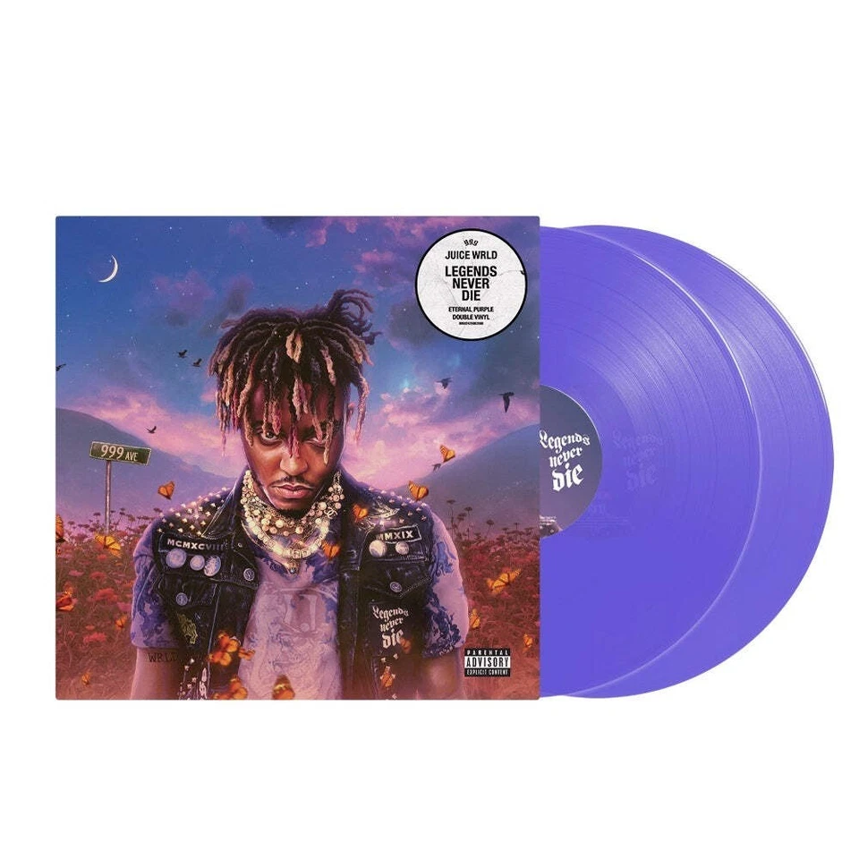 Juice WRLD – Legends Never Die - Purple 2 x LP Vinyl Records 12" - NEW Sealed - Image 1 of 1