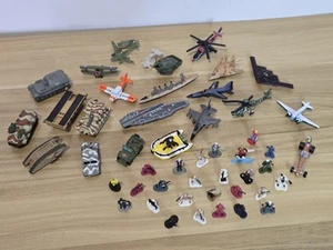 Micro Machines Military Vehicles Bundle Planes Ships Tanks Helicopter Figures. - Picture 1 of 19