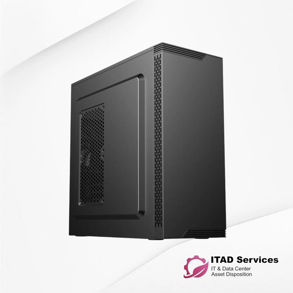 DIYPC DIY-S05-BK Black USB3.0 Steel ATX Mid Tower Computer Case - Image 1 of 1