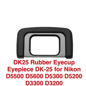 DK25 Rubber Eyecup Eyepiece DK-25 for Nikon D5500 D5600 D5300 D5200 D3300 D3200 - Picture 1 of 1