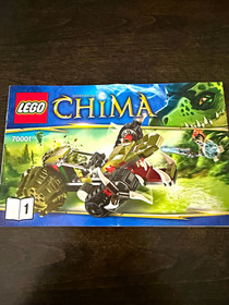 LEGO Legends of Chima Crawley's Claw Ripper 70001 85pcs Complete No Box