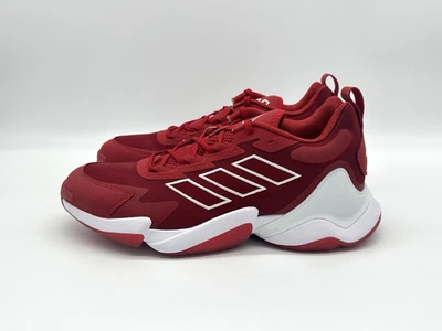 Adidas Impact FLX II Men's Size 12 Power Red White Athletic Shoes IE9377 - Image 1 of 4