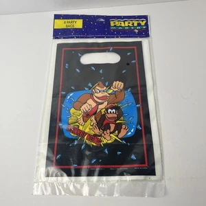 Bolsas de fiesta vintage sin abrir NOS 1996 Nintendo Donkey Kong PartyMakers bolsas de golosinas - Imagen 1 de 4