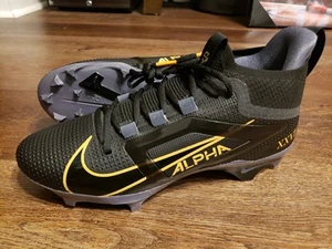 Sz 9.5 Nike Alpha Menace 4 Elite "Saquon Barkley" Football Cleats HF4313-001 Men - Picture 1 of 9