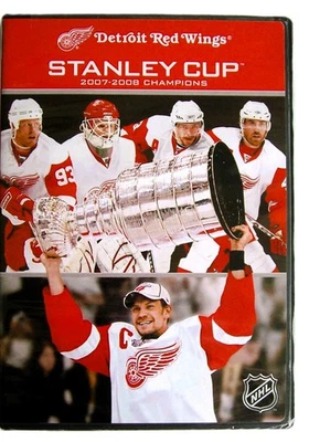 Detroit Red Wings Stanley Cup 2007-2008 Champions (DVD) NHL Hockey Zetterberg - Image 1 of 2