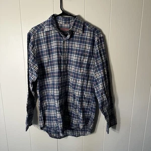 Vineyard Vines Classic Fit Murray Long Sl Shirt 100% Cotton Blue Pink Plaid Sz S - Picture 1 of 12