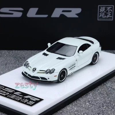 BZMW 1:64 Blanco Mercedes SLR 722 Resina Modelo Colección Foto 1 de 4