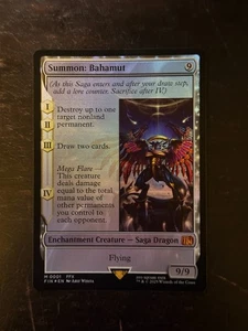 MTG Final Fantasy English Summon: Bahamut 0001 Foil - Picture 1 of 2