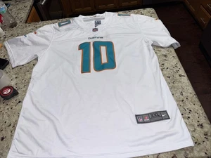 Herren Nike On Field Tyreek Hill #10 Miami Dolphins Weiß Trikot XXL - Bild 1 von 10