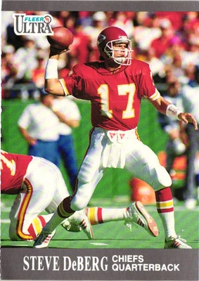 1991 Fleer Ultra - Steve DeBerg #64 - Chiefs - Image 1 of 2
