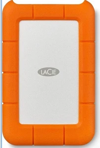 LaCie - Rugged Mini 2TB External USB-C, USB 3.2 Gen 1 Portable Hard Drive Orange - Picture 1 of 14