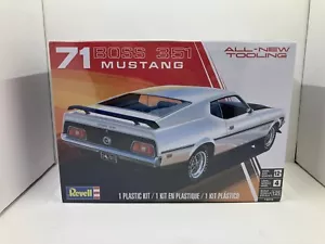 Revell '71 Mustang Boss 351 1/25 Scale Plastic Model kit #14512 New (Unopened) - Picture 1 of 6