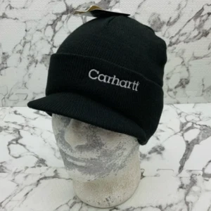 Gorros informales de ala gris negros Carhartt para hombre nuevos con etiquetas - Imagen 1 de 5