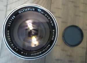 Olympus OM-SYSTEM ZUIKO AUTO-ZOOM 75-150mm F4 Lens With UV Filter and Caps...