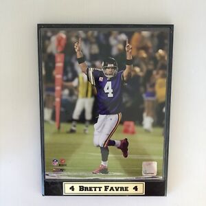 Vikings Brett Favre #4 Encore NFL Collectible Plaque