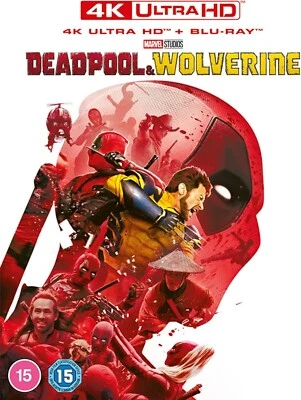 DEADPOOL PART 3 AND WOLVERINE 4K UHD 3rd MOVIE FILM RYAN REYNOLD HUGH JACKMAN UK - Image 1 of 3