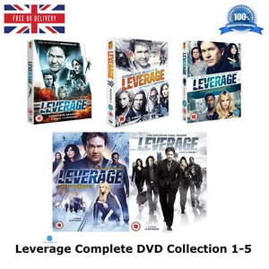 LEVERAGE Series 1-5 Complete Collection Seasons 1 2 3 4 5 Sealed UK Region 2 DVD - Picture 1 of 12