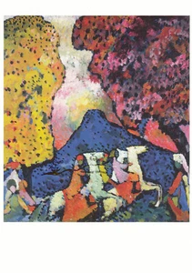 Kunstkarte: Kandinsky - Blauer Berg - Picture 1 of 1