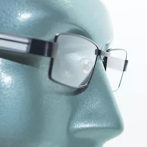 Gafas de Lectura Super Hi Tech Metro Marco de Metal Jazz Negro Blanco Detalle +2.75 - Imagen 1 de 4