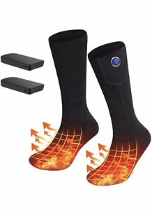 Leadnovo Unisex Rechargeable Battery Heated Socks 3.8V 3800mAh With Batteries