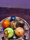 Six Assorted Marbles Jabo 1" Shooters RO