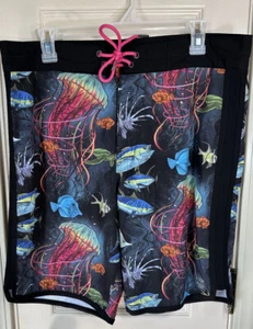 Psycho Tuna Mens Size 32 Sea Life Colorful Board Shorts - Picture 1 of 6