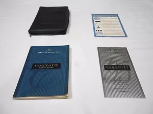 1995 FORD CONTOUR OWNER'S MANUAL / GUIDE 3/PC SET & BLUE FORD FACTORY CASE - Bild 1 von 6