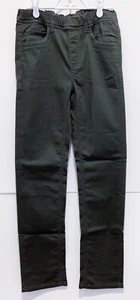 NWT Uniqlo Kids Boys Dark Green Twill easy pants Elastic waist Size XL - Picture 1 of 7