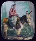 Young woman riding burro,Egypt,Donkey,1894,William Henry Jackson,Photographer